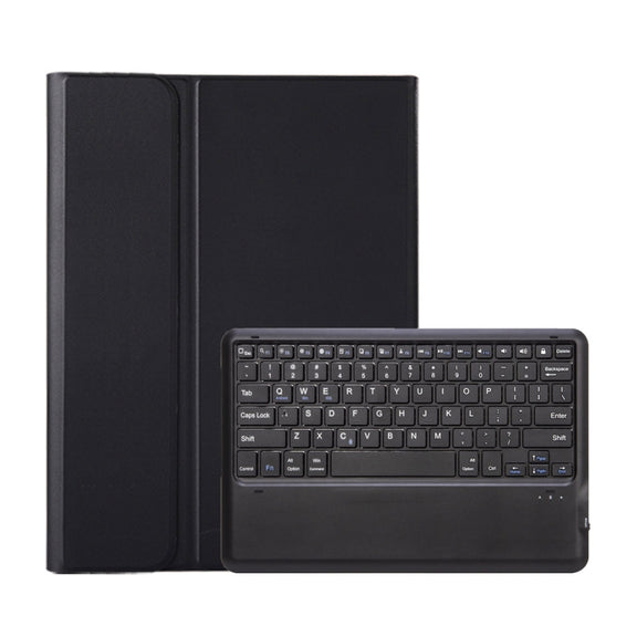 For Samsung Galaxy Tab S10 Ultra A910B Pen Slot Detachable Bluetooth Keyboard Leather Tablet Case(Black)