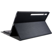 For Samsung Galaxy Tab S10 Ultra A910B-A Touch Pad Detachable Bluetooth Keyboard Leather Tablet Case(Black)