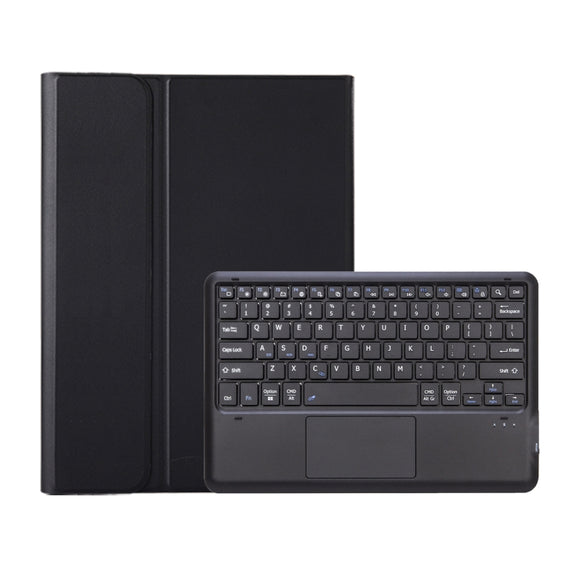 For Samsung Galaxy Tab S10 Ultra A910B-A Touch Pad Detachable Bluetooth Keyboard Leather Tablet Case(Black)