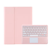 For Samsung Galaxy Tab S10 Ultra A910B-A Touch Pad Detachable Bluetooth Keyboard Leather Tablet Case(Pink)