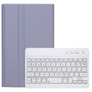 For Redmi Pad SE 8.7 A0N12 TPU Ultra-thin Detachable Bluetooth Keyboard Tablet Leather Case(Purple)