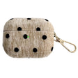 For AirPods 4 Velvet Cloth + PC Headset Shockproof Case(Coffee) - For AirPods 4 by PMC Jewellery | Online Shopping South Africa | PMC Jewellery | Buy Now Pay Later Mobicred