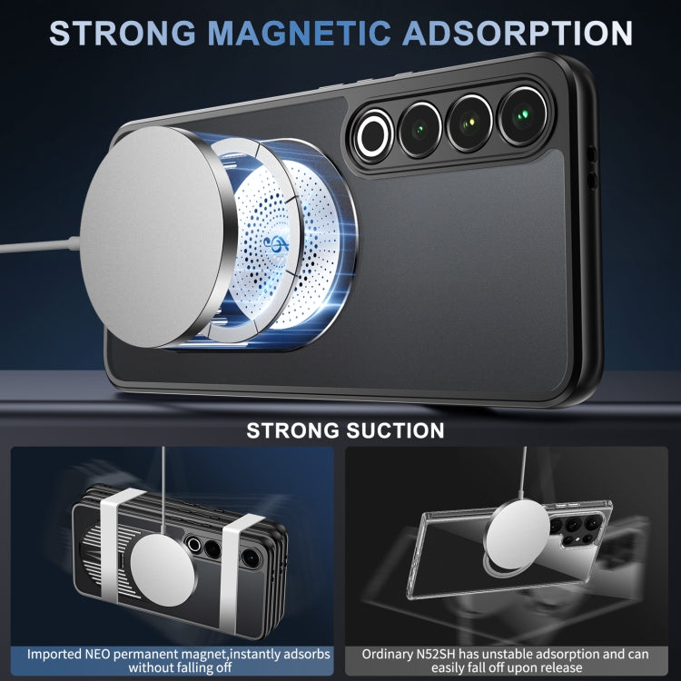 For Meizu 20 Pro Heat Dissipation Aromatherapy MagSafe Holder Phone Case(Black)
