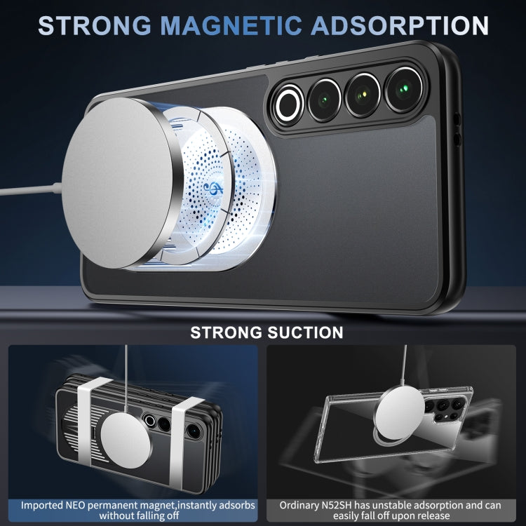 For Meizu 20 Pro Heat Dissipation Aromatherapy MagSafe Holder Phone Case(Silver)