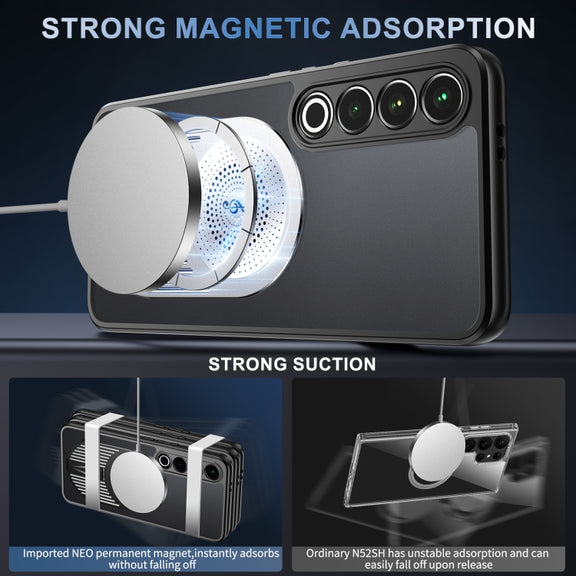 For Meizu 20 Pro Heat Dissipation Aromatherapy MagSafe Holder Phone Case(Silver)