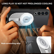 For Meizu 20 Pro Heat Dissipation Aromatherapy MagSafe Holder Phone Case(Silver)