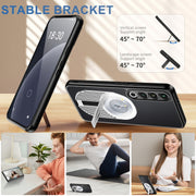 For Meizu 20 Pro Heat Dissipation Aromatherapy MagSafe Holder Phone Case(Silver)