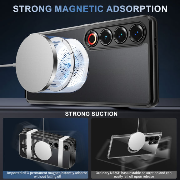 For Meizu 21 Pro Heat Dissipation Aromatherapy MagSafe Holder Phone Case(Silver)