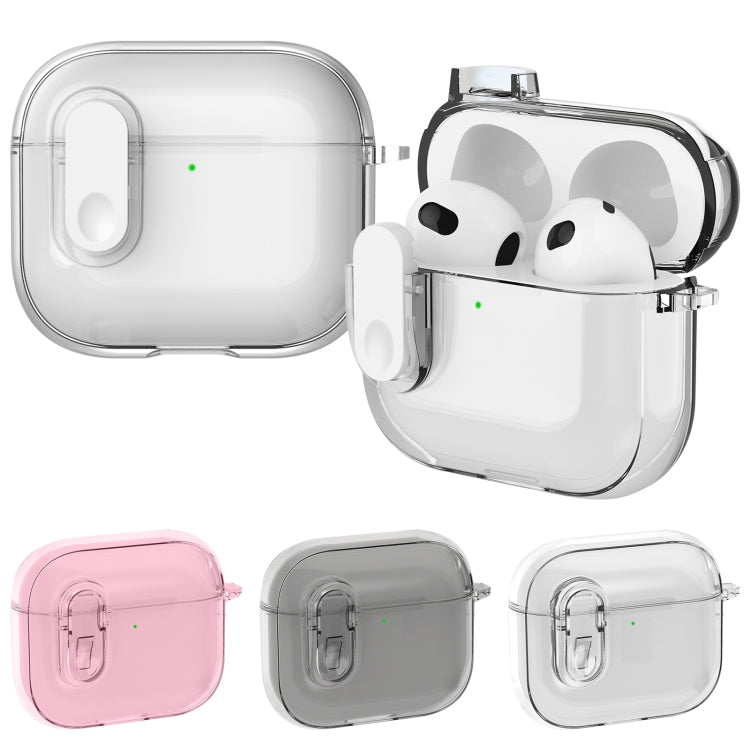 For AirPods 4 Ice Crystals Shockproof Earphone Protective Case(Transparent)
