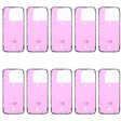 For iPhone 16 Pro 10pcs Back Housing Cover Adhesive -  by PMC Jewellery | Online Shopping South Africa | PMC Jewellery | Buy Now Pay Later Mobicred