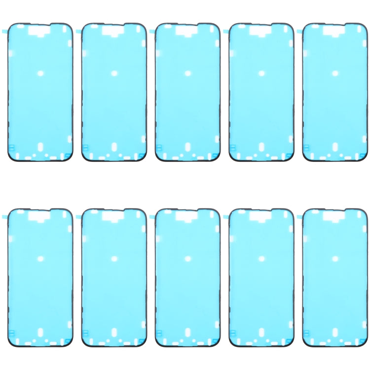 For iPhone 16 10pcs LCD Frame Bezel Water-resistant Adhesive Stickers