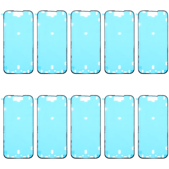 For iPhone 16 10pcs LCD Frame Bezel Water-resistant Adhesive Stickers