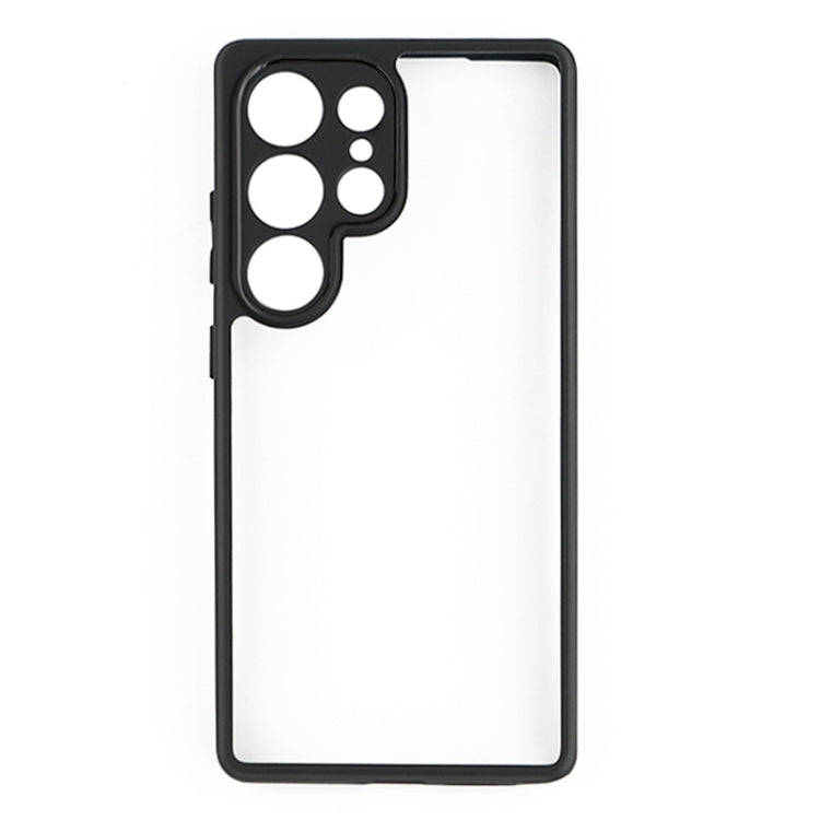 For Samsung Galaxy S25 Ultra 5G Frosted TPU + Transparent PC Phone Case