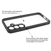 For Samsung Galaxy S25+ 5G Frosted TPU + Transparent PC Phone Case
