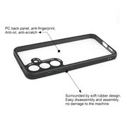 For Samsung Galaxy S25 5G Frosted TPU + Transparent PC Phone Case