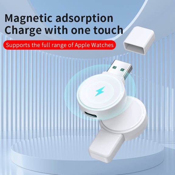 For Apple Watch Series X53 Portable Wireless Charger(Black)