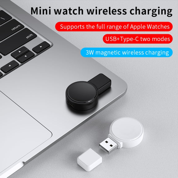 For Apple Watch Series X53 Portable Wireless Charger(White)