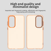 For Samsung Galaxy S25 5G Candy PC Hybrid TPU Shockproof Phone Case(Orange)