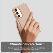 For Samsung Galaxy S25+ 5G Candy PC Hybrid TPU Shockproof Phone Case(Orange)