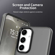 For Samsung Galaxy S25+ 5G Candy PC Hybrid TPU Shockproof Phone Case(Black)