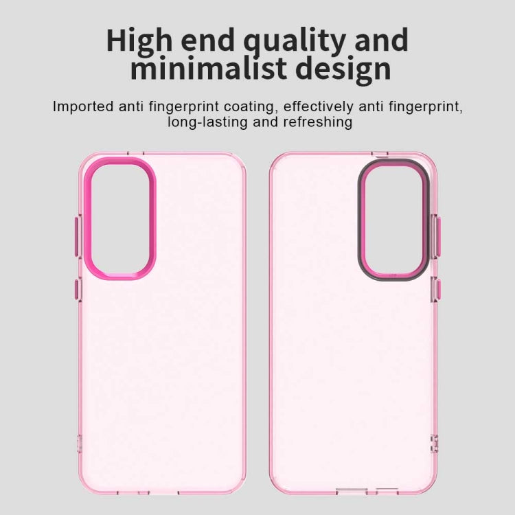 For Samsung Galaxy S25+ 5G Candy PC Hybrid TPU Shockproof Phone Case(Red)