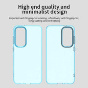 For Samsung Galaxy S25+ 5G Candy PC Hybrid TPU Shockproof Phone Case(Blue)