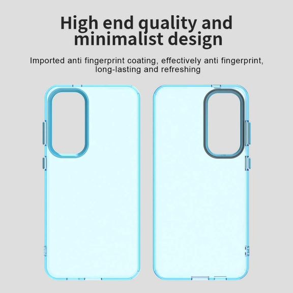 For Samsung Galaxy S25+ 5G Candy PC Hybrid TPU Shockproof Phone Case(Blue)