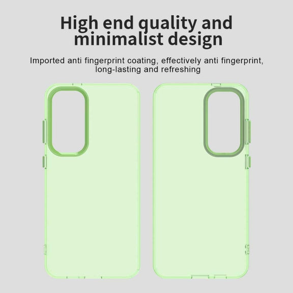 For Samsung Galaxy S25+ 5G Candy PC Hybrid TPU Shockproof Phone Case(Green)