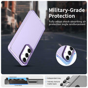 For Samsung Galaxy S25+ 5G Candy PC Hybrid TPU Shockproof Phone Case(Purple)