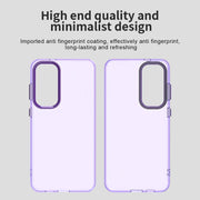 For Samsung Galaxy S25+ 5G Candy PC Hybrid TPU Shockproof Phone Case(Purple)