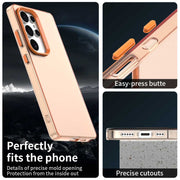 For Samsung Galaxy S25 Ultra 5G Candy PC Hybrid TPU Shockproof Phone Case(Orange)