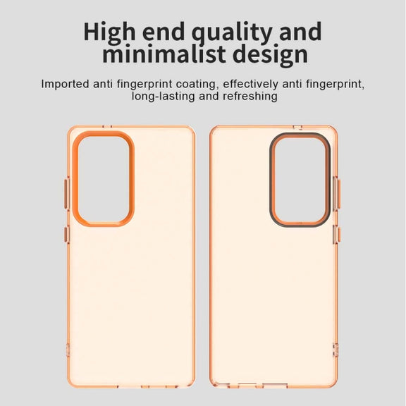 For Samsung Galaxy S25 Ultra 5G Candy PC Hybrid TPU Shockproof Phone Case(Orange)
