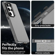 For Samsung Galaxy S25 Ultra 5G Candy PC Hybrid TPU Shockproof Phone Case(Black)