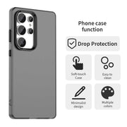 For Samsung Galaxy S25 Ultra 5G Candy PC Hybrid TPU Shockproof Phone Case(Black)