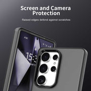For Samsung Galaxy S25 Ultra 5G Candy PC Hybrid TPU Shockproof Phone Case(Black)