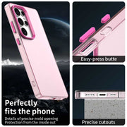 For Samsung Galaxy S25 Ultra 5G Candy PC Hybrid TPU Shockproof Phone Case(Red)