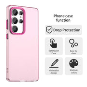 For Samsung Galaxy S25 Ultra 5G Candy PC Hybrid TPU Shockproof Phone Case(Red)