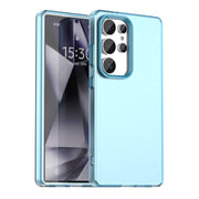 For Samsung Galaxy S25 Ultra 5G Candy PC Hybrid TPU Shockproof Phone Case(Blue)