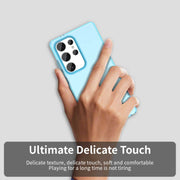 For Samsung Galaxy S25 Ultra 5G Candy PC Hybrid TPU Shockproof Phone Case(Blue)