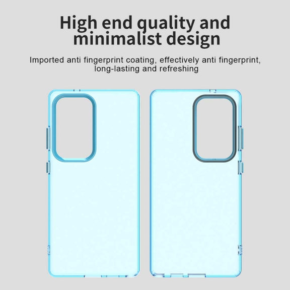 For Samsung Galaxy S25 Ultra 5G Candy PC Hybrid TPU Shockproof Phone Case(Blue)