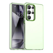 For Samsung Galaxy S25 Ultra 5G Candy PC Hybrid TPU Shockproof Phone Case(Green)
