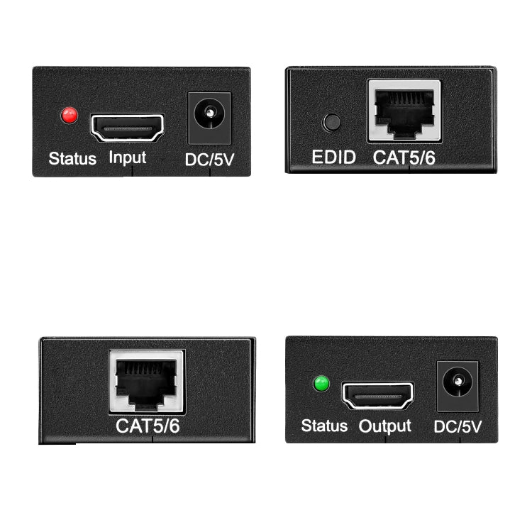 4K HDMI to RJ45 Network Extender, Transmission Distance: 120m(US Plug)