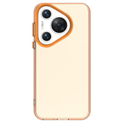For Huawei Pura 70 Candy PC Hybrid TPU Shockproof Phone Case(Orange)