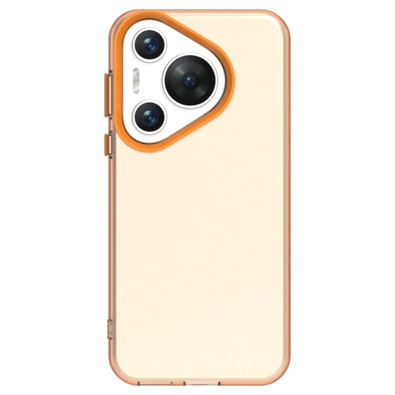For Huawei Pura 70 Candy PC Hybrid TPU Shockproof Phone Case(Orange)