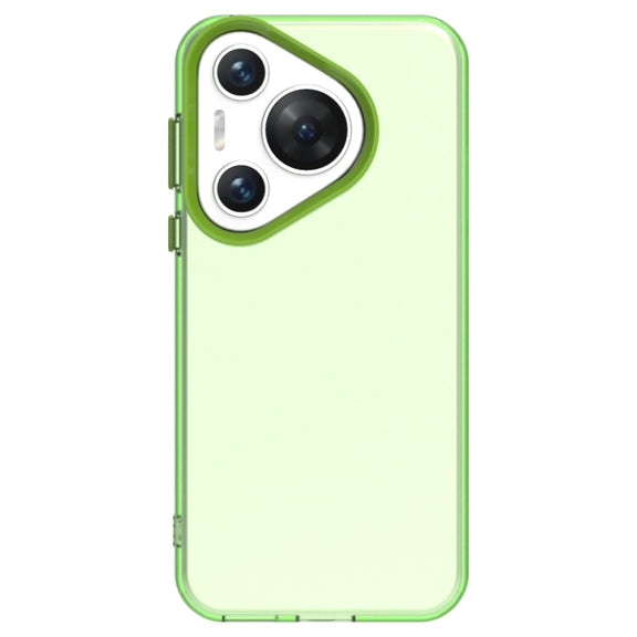 For Huawei Pura 70 Candy PC Hybrid TPU Shockproof Phone Case(Green)