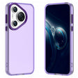 For Huawei Pura 70 Candy PC Hybrid TPU Shockproof Phone Case(Purple) - Huawei Cases by PMC Jewellery | Online Shopping South Africa | PMC Jewellery | Buy Now Pay Later Mobicred