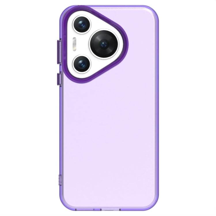 For Huawei Pura 70 Candy PC Hybrid TPU Shockproof Phone Case(Purple)