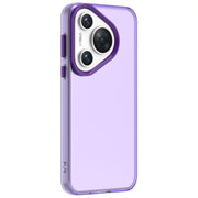 For Huawei Pura 70 Candy PC Hybrid TPU Shockproof Phone Case(Purple)