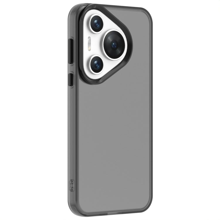 For Huawei Pura 70 Pro Candy PC Hybrid TPU Shockproof Phone Case(Black)