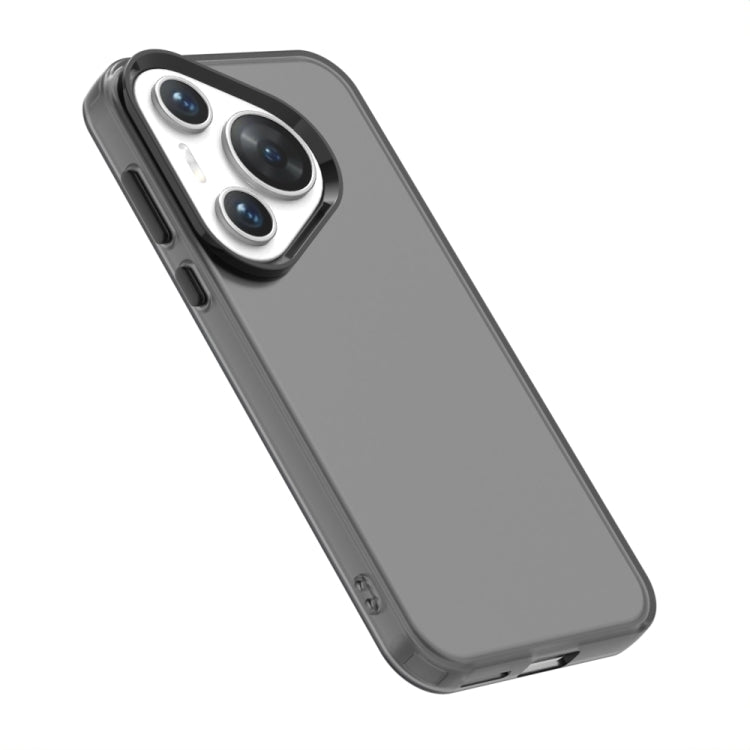 For Huawei Pura 70 Pro Candy PC Hybrid TPU Shockproof Phone Case(Black)